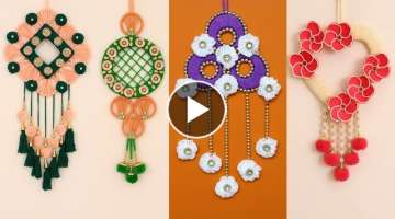 USEFUL! EASY WOOLEN WALL HANGING CRAFT IDEA